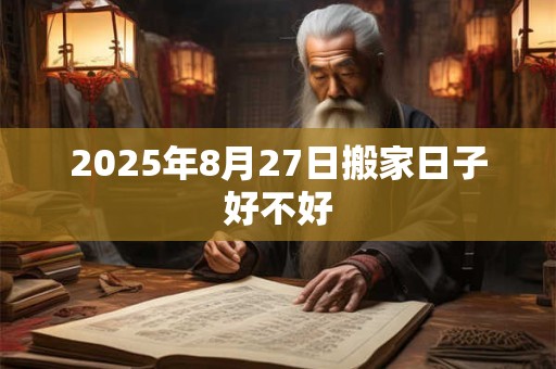 2025年8月27日搬家日子好不好