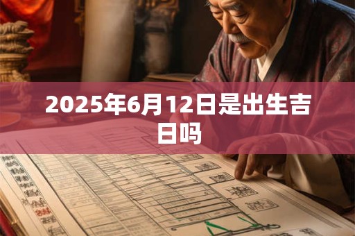 2025年6月12日是出生吉日吗