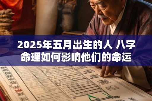 2025年五月出生的人 八字命理如何影响他们的命运