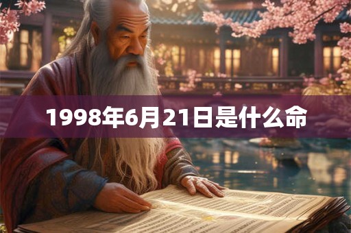 1998年6月21日是什么命