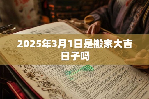 2025年3月1日是搬家大吉日子吗