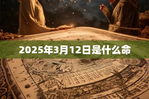 2025年3月12日是什么命
