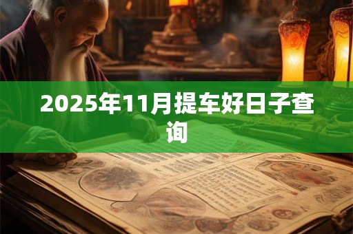 2025年11月提车好日子查询