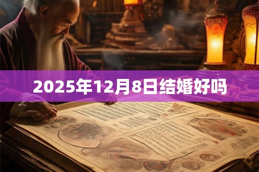 2025年12月8日结婚好吗