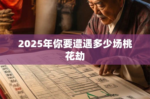 2025年你要遭遇多少场桃花劫