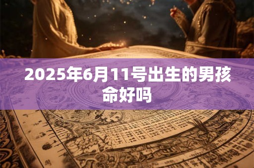 2025年6月11号出生的男孩命好吗