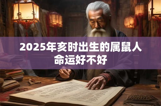 2025年亥时出生的属鼠人命运好不好