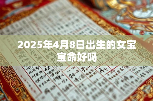 2025年4月8日出生的女宝宝命好吗