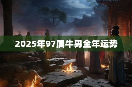 2025年97属牛男全年运势