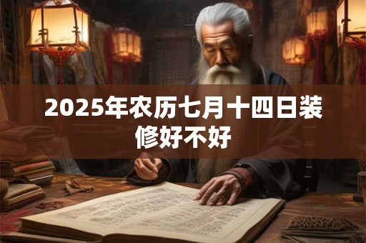 2025年农历七月十四日装修好不好
