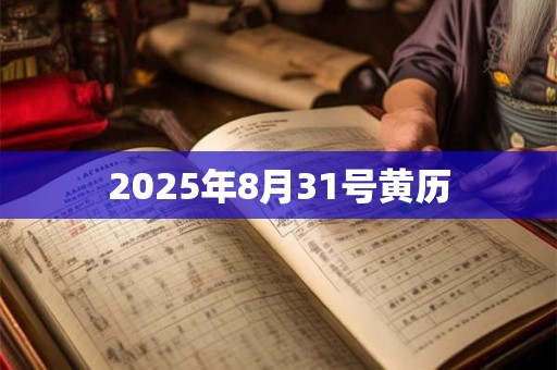 2025年8月31号黄历