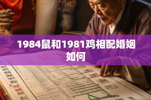 1984鼠和1981鸡相配婚姻如何 1984鼠和1981鸡相配婚姻如何