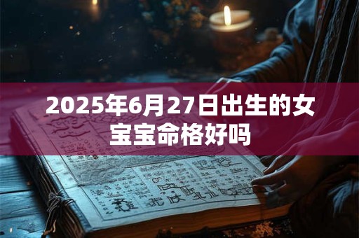2025年6月27日出生的女宝宝命格好吗