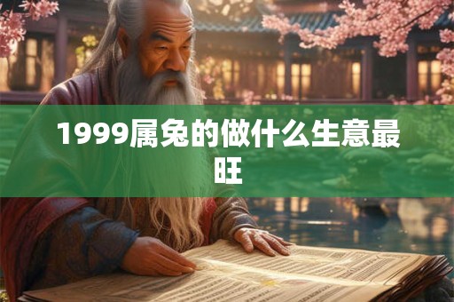 1999属兔的做什么生意最旺
