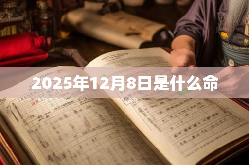 2025年12月8日是什么命