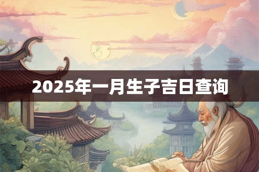 2025年一月生子吉日查询