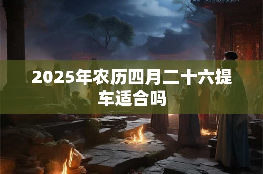 2025年农历四月二十六提车适合吗