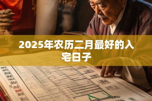2025年农历二月最好的入宅日子