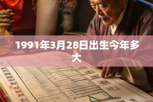 1991年3月28日出生今年多大