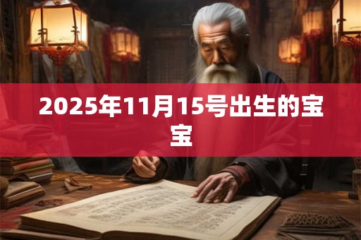 2025年11月15号出生的宝宝