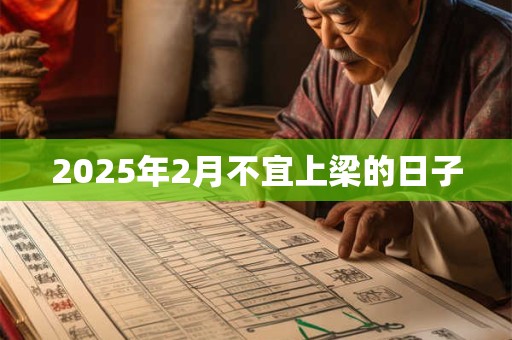 2025年2月不宜上梁的日子 2025年2月不宜上梁的日子
