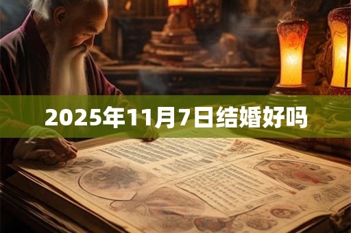 2025年11月7日结婚好吗