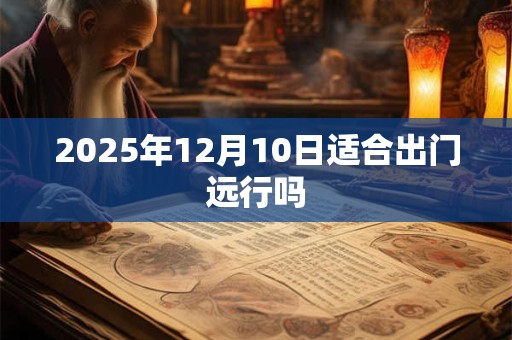 2025年12月10日适合出门远行吗 2025年12月10日适合出门远行吗