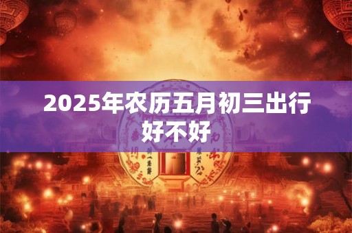 2025年农历五月初三出行好不好