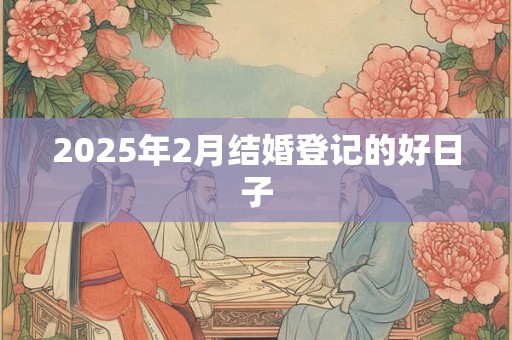 2025年2月结婚登记的好日子