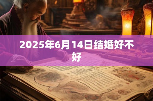 2025年6月14日结婚好不好