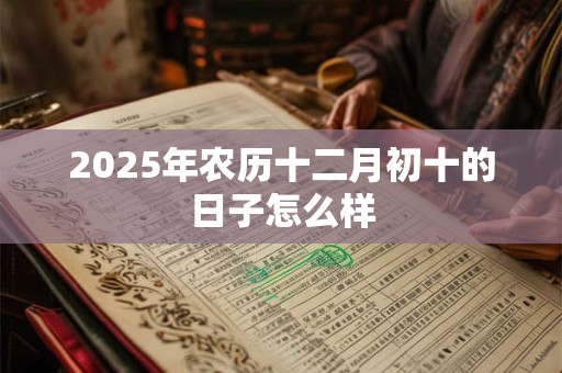 2025年农历十二月初十的日子怎么样