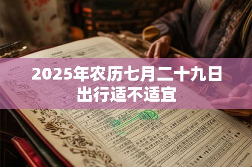 2025年农历七月二十九日出行适不适宜