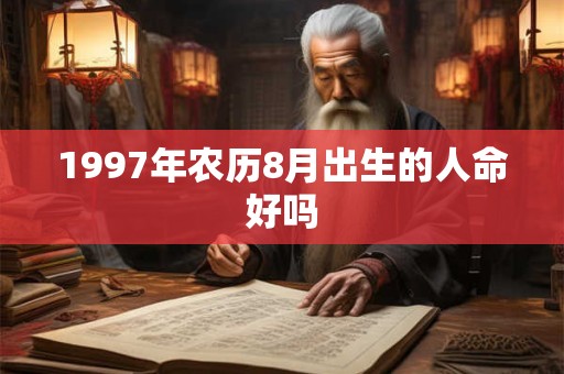 1997年农历8月出生的人命好吗