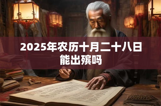 2025年农历十月二十八日能出殡吗