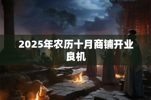 2025年农历十月商铺开业良机