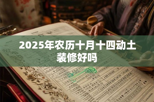 2025年农历十月十四动土装修好吗