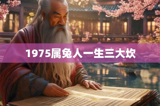 1975属兔人一生三大坎