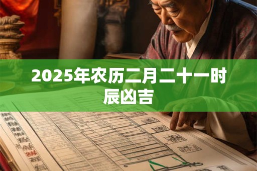 2025年农历二月二十一时辰凶吉