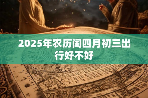 2025年农历闰四月初三出行好不好