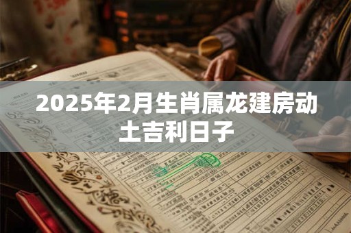 2025年2月生肖属龙建房动土吉利日子 2025年2月生肖属龙建房动土吉利日子