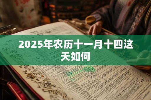 2025年农历十一月十四这天如何