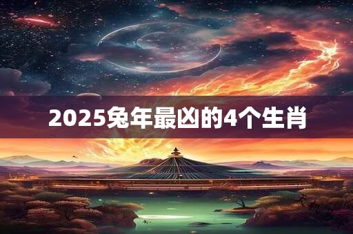 2025兔年最凶的4个生肖