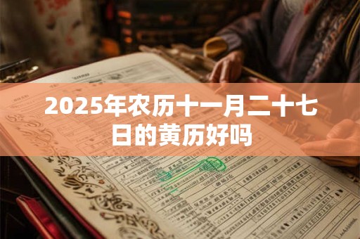 2025年农历十一月二十七日的黄历好吗