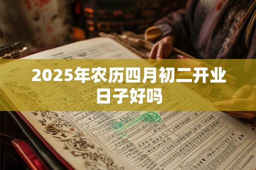 2025年农历四月初二开业日子好吗