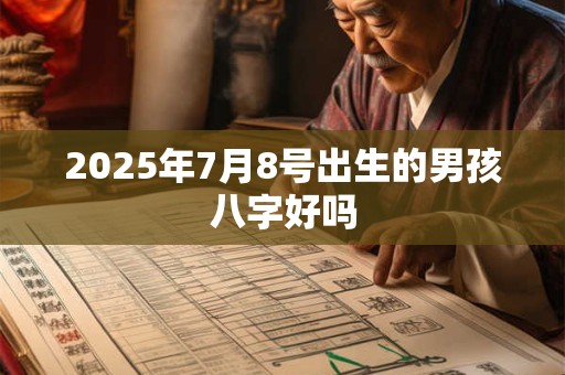 2026年7月8号出生的男孩八字好吗 2026年7月8号出生的男孩八字好吗
