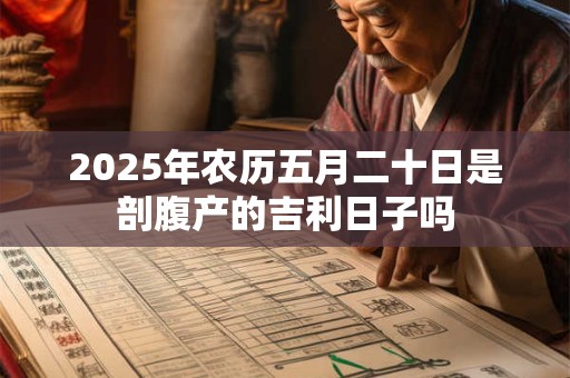 2026年农历五月二十日是剖腹产的吉利日子吗