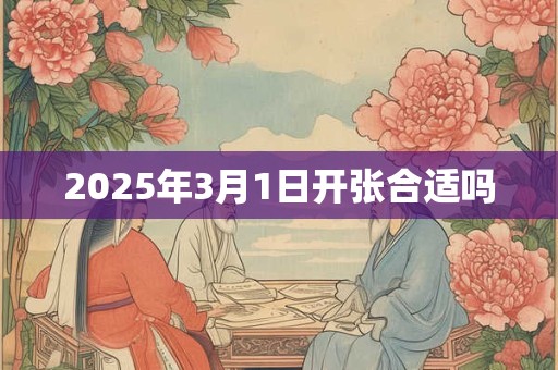 2025年3月1日开张合适吗