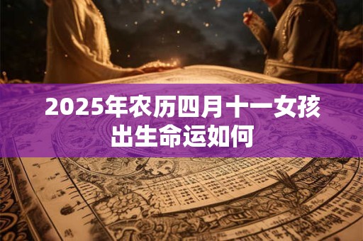 2025年农历四月十一女孩出生命运如何