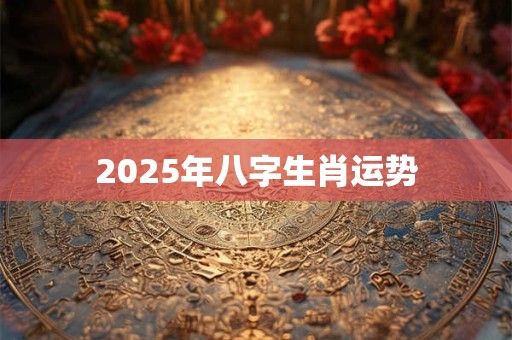 2025年八字生肖运势