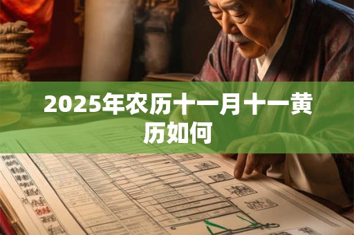 2025年农历十一月十一黄历如何